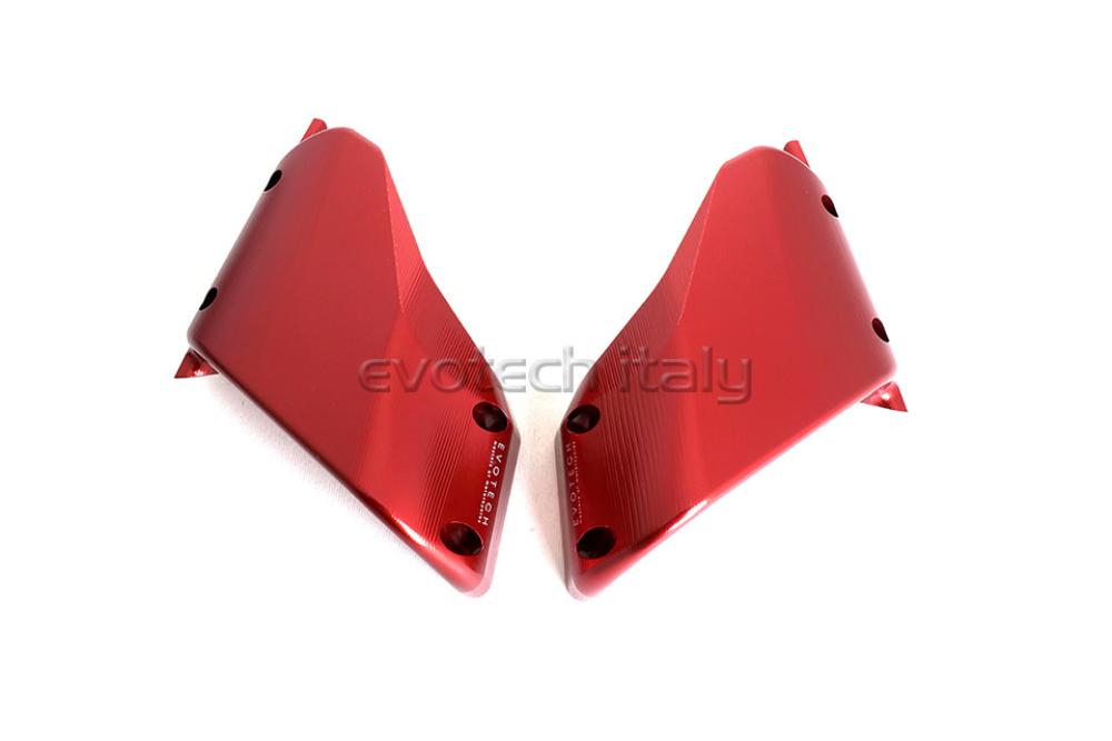 Ducati Streetfighter V4 Wingletsset aus Alu in ROT von Evotech Italien